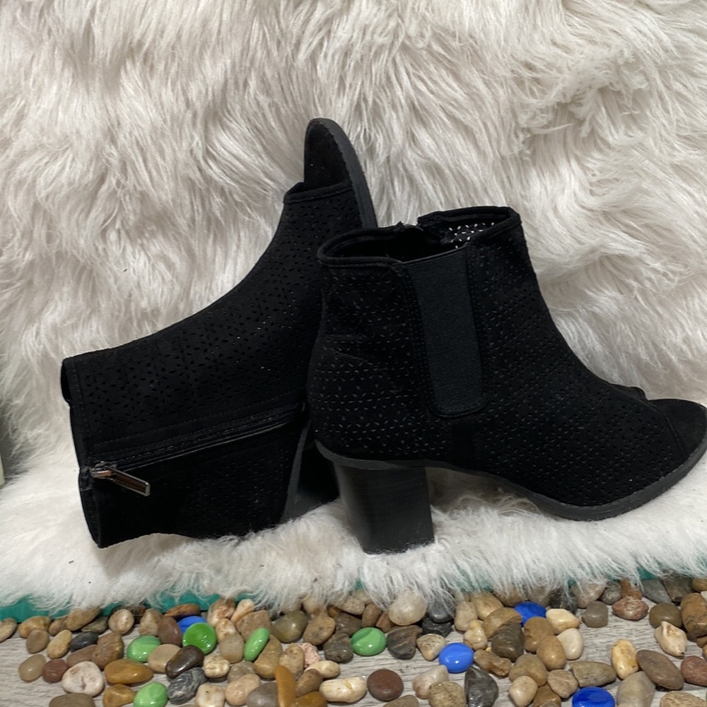 Cloudwalkers Ankle Boot Open Toe Size 8.5 W - image 5